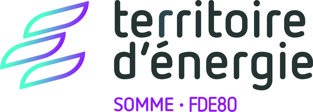 LOGO Territoire d'Énergie SOMME FDE80