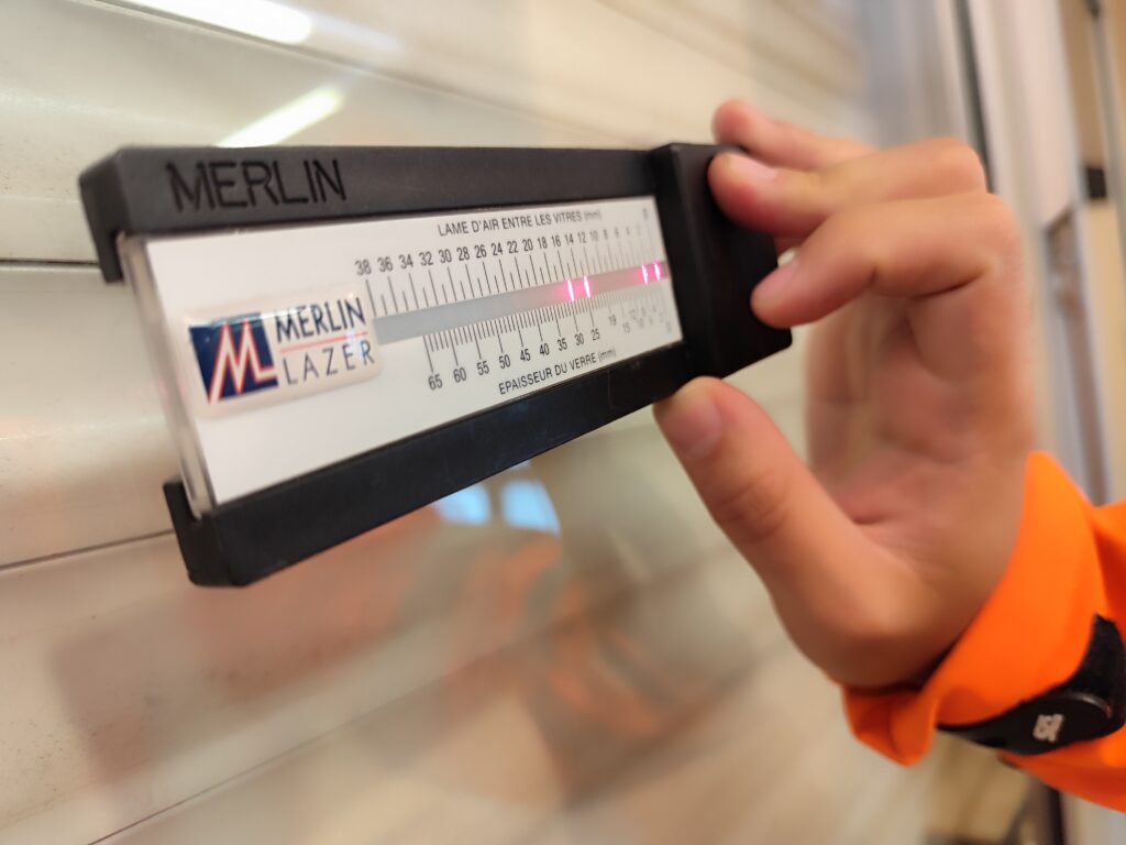 audit énergétique menuiseries mesure lame d’air vitromètre performance thermique vitrage