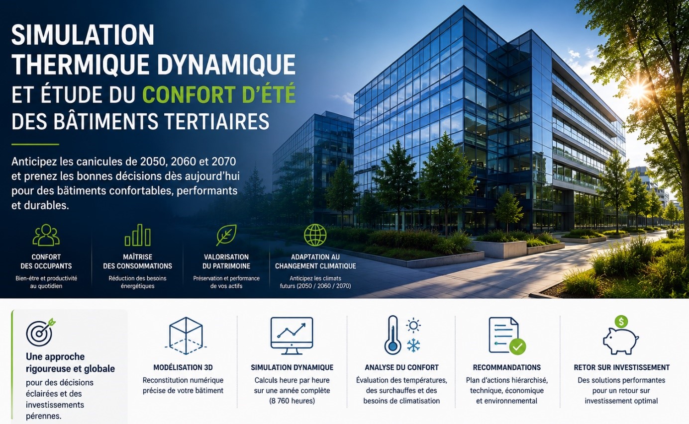 Simulation Thermique Dynamique (STD) | Étude confort d'été | TREENERGY oise hauts-de-france